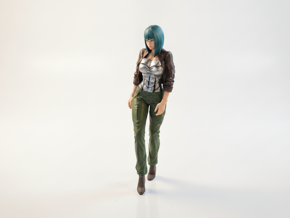 Ripped Lady Athletic Female Figure 3D Printable