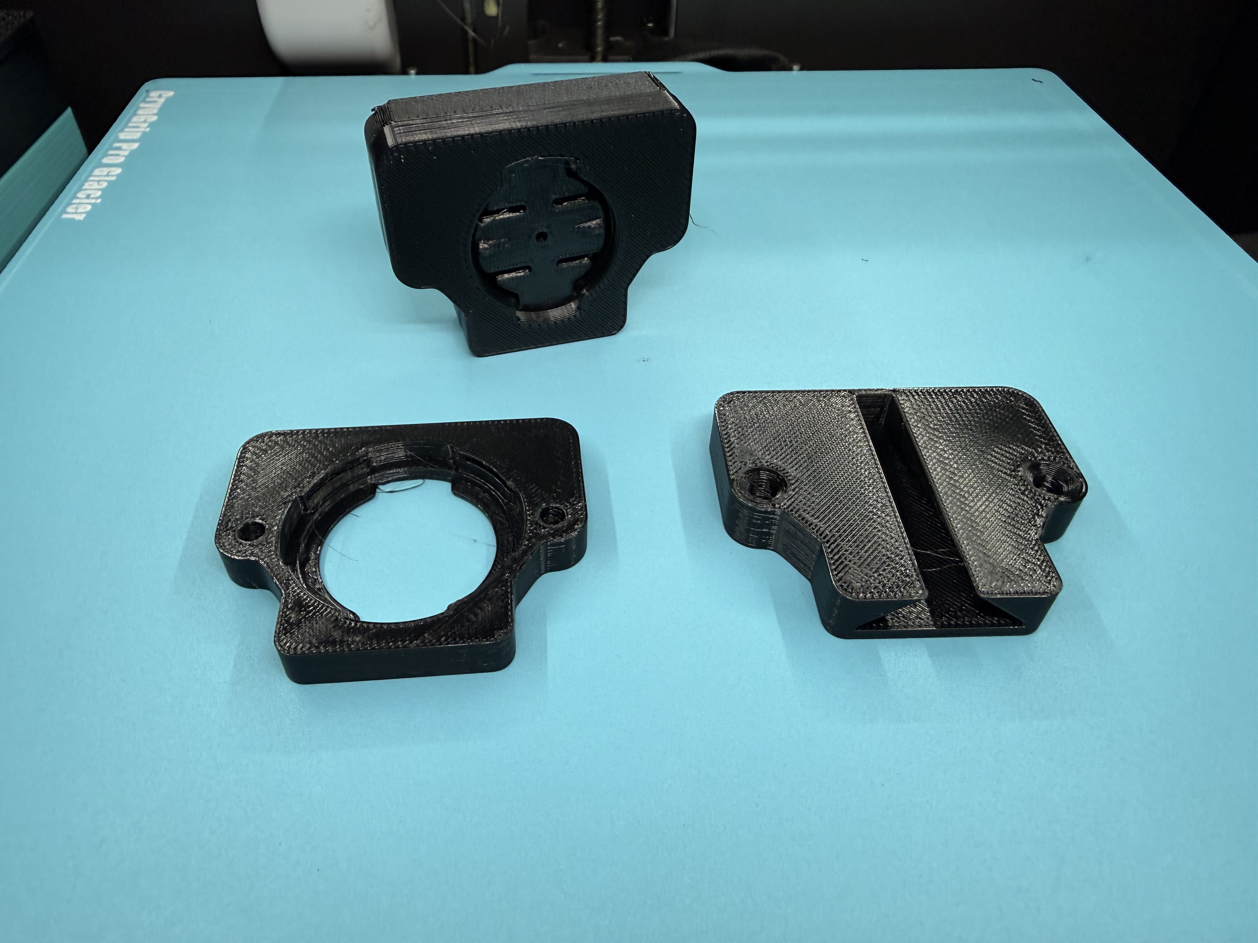 Garmin / Quarter Turn mount for Sy's Peglock system 3D model