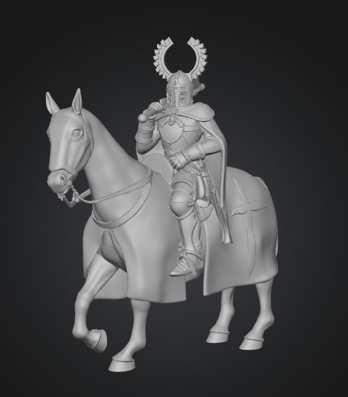 Teutonic Knight оn horseback
