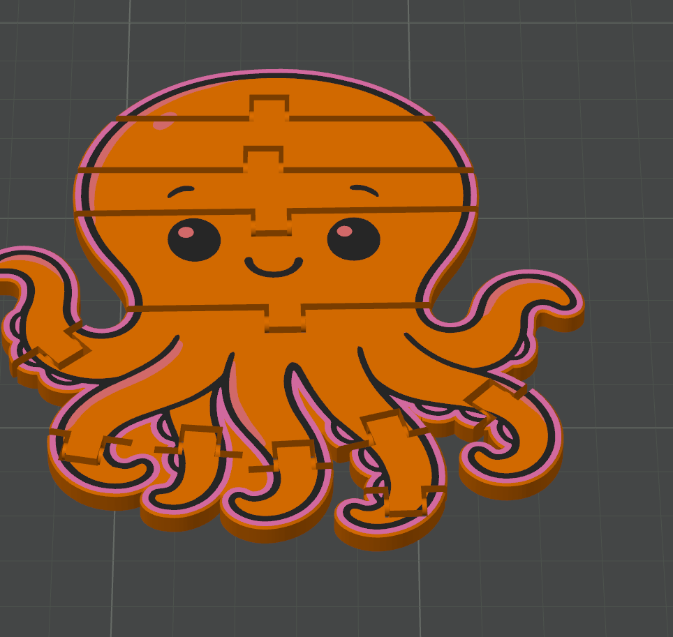 small flexible octopus