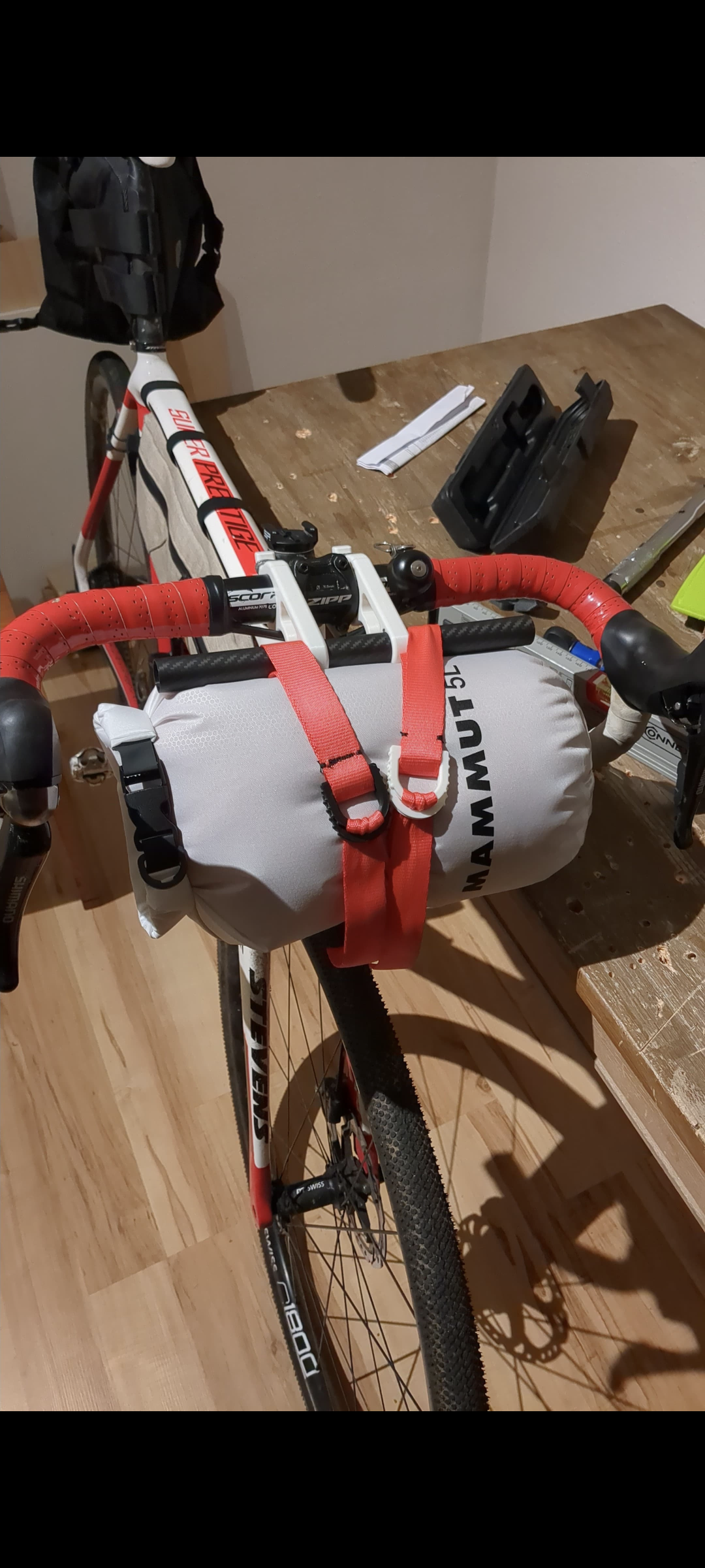 Handlebar Rack Cradle Cage - Handlebar bag holder DryBag
