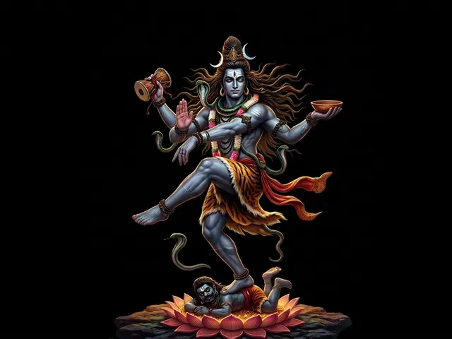 lord shiva thandava pose