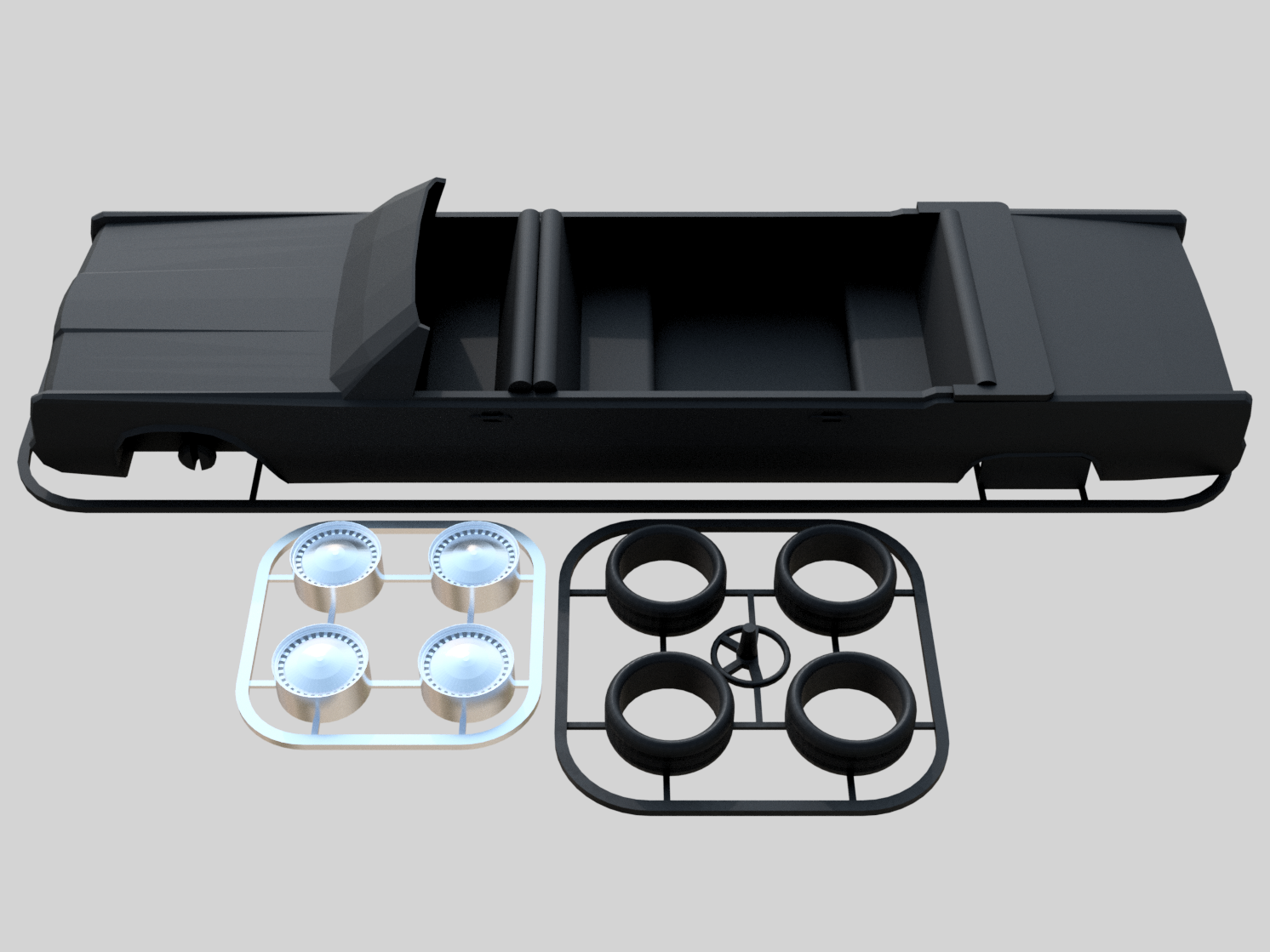 Lincoln Continental Convertible Limousine Kit Card (1:32 scale) — thumbnail 9