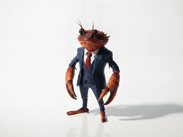 Crab Man Businessman Figurine Animal 3D Printable