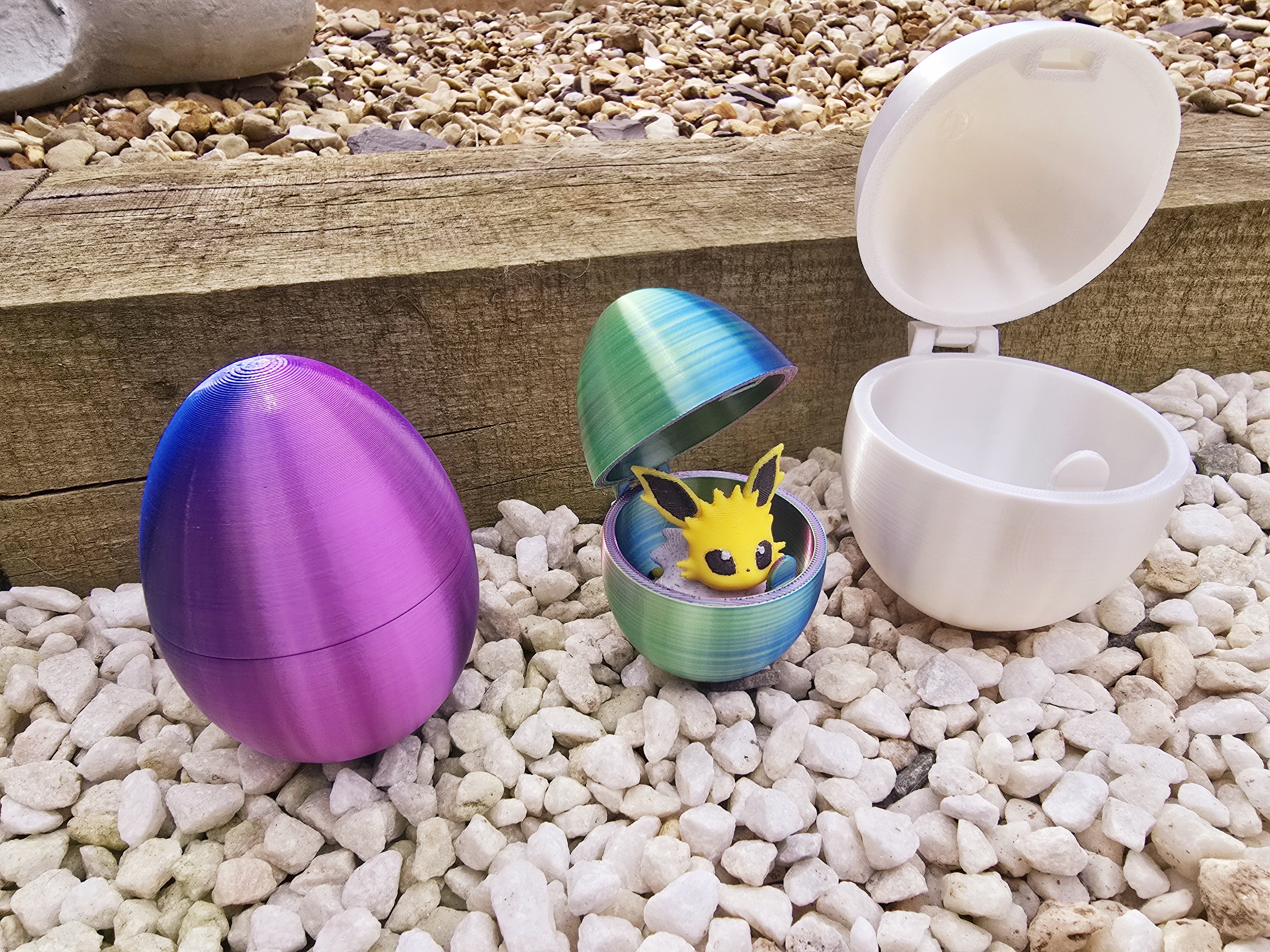 Miniatura 3 do modelo 3D Happy Easter Egg Container Collection