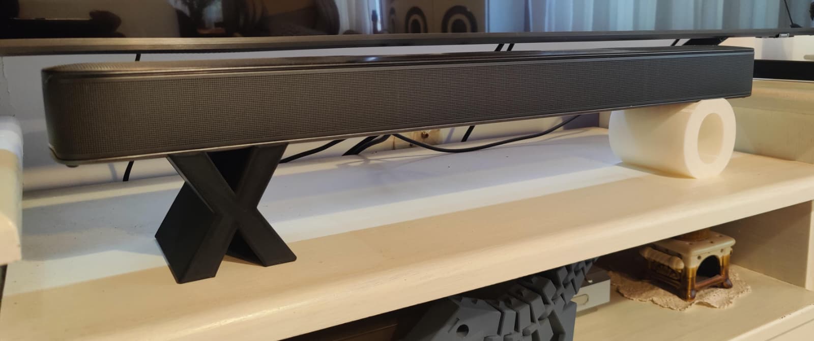 JBL Soundbar Stand – X & O Minimalist 3D Printed Legs 3D model
