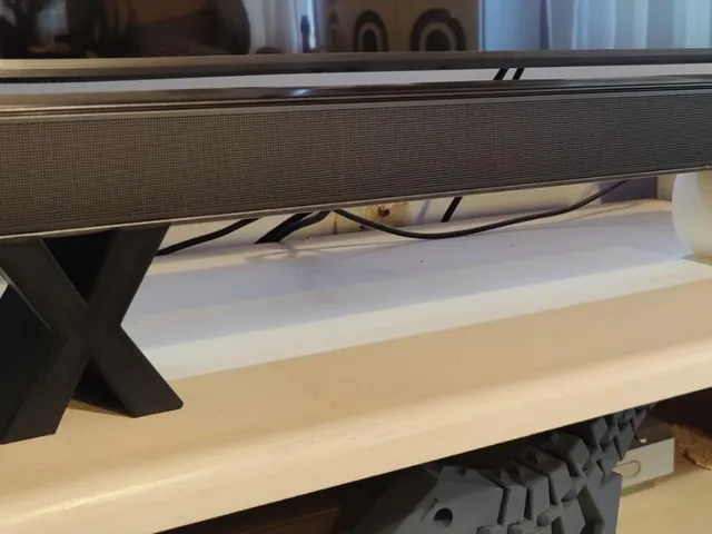 JBL Soundbar Stand – X & O Minimalist 3D Printed Legs
