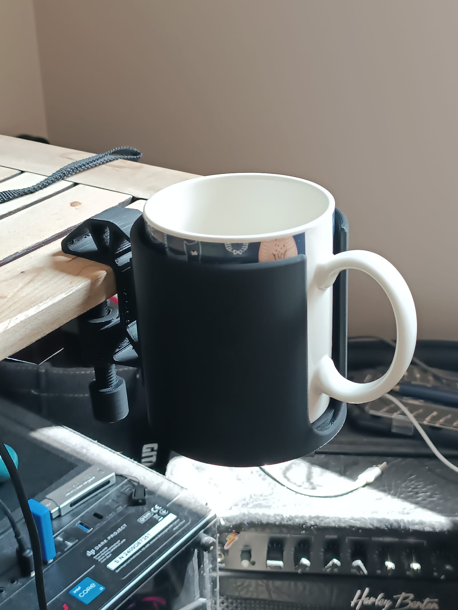cup holder with desk clamp