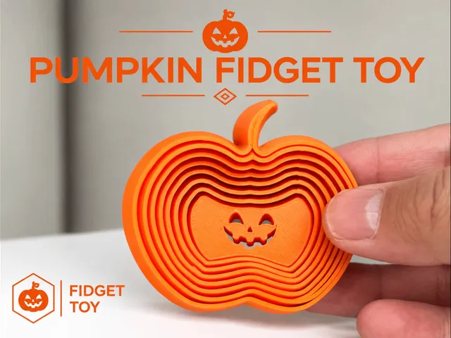 halloween pumpkin fidget toy articulated toy