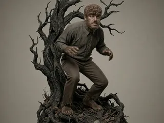 The Wolfman - Universal Monsters - 1941 by Model Magic | Download