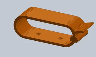 Screw-on cable holder