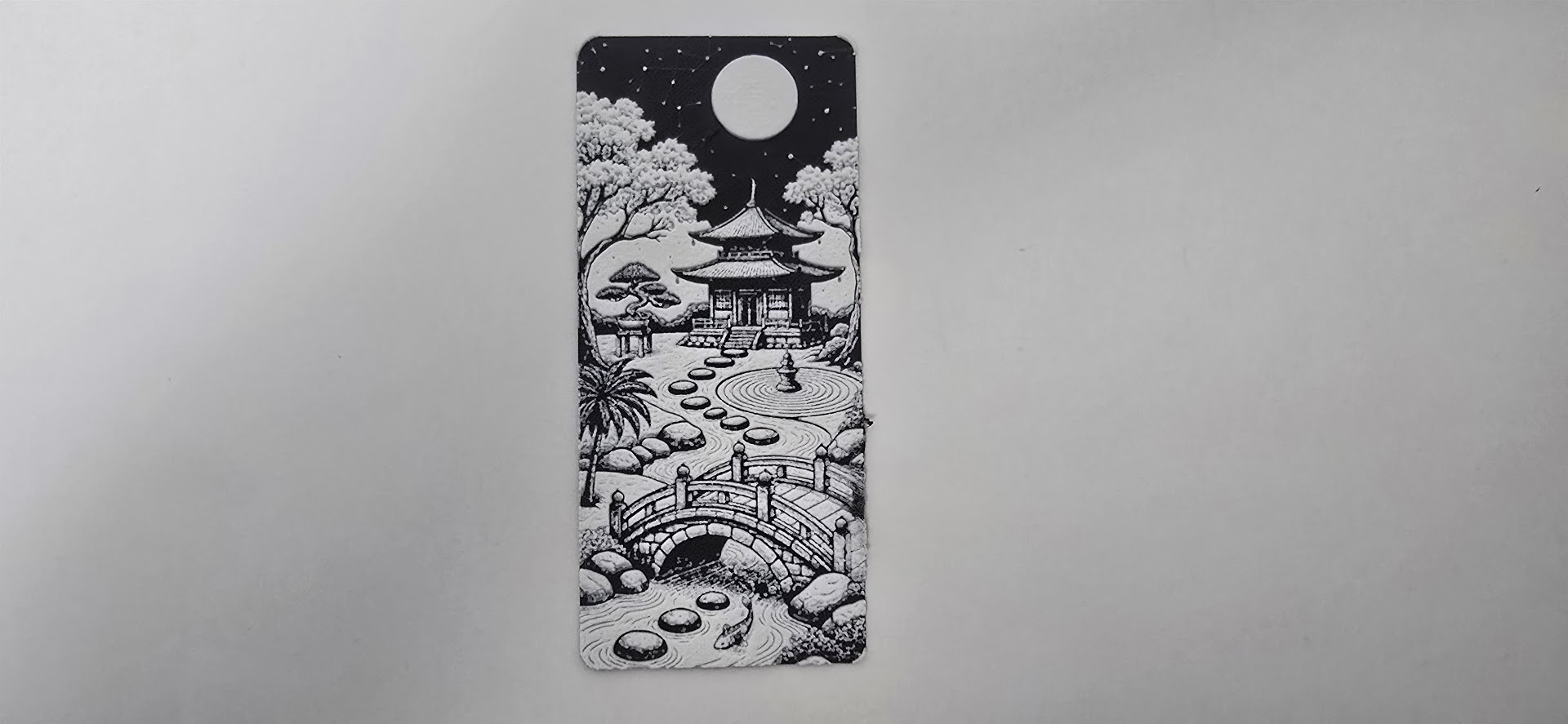 Japanese Zen Garden Temple Bookmark