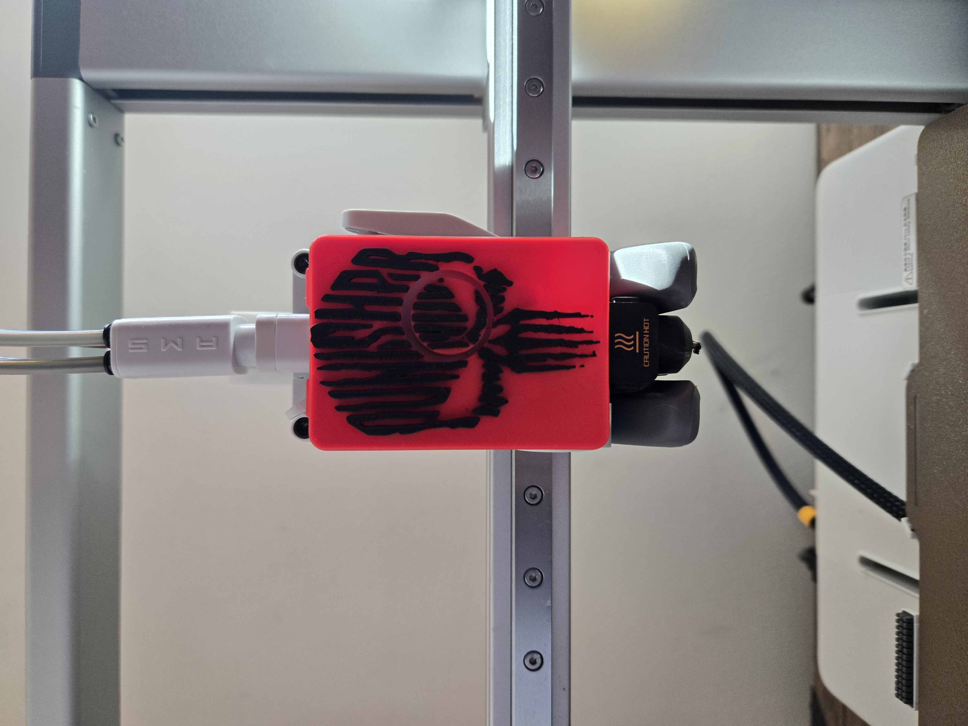 The Punisher Extruder Cover for Bambu A1