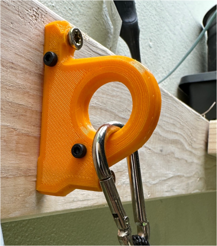 Wall mount ring hook