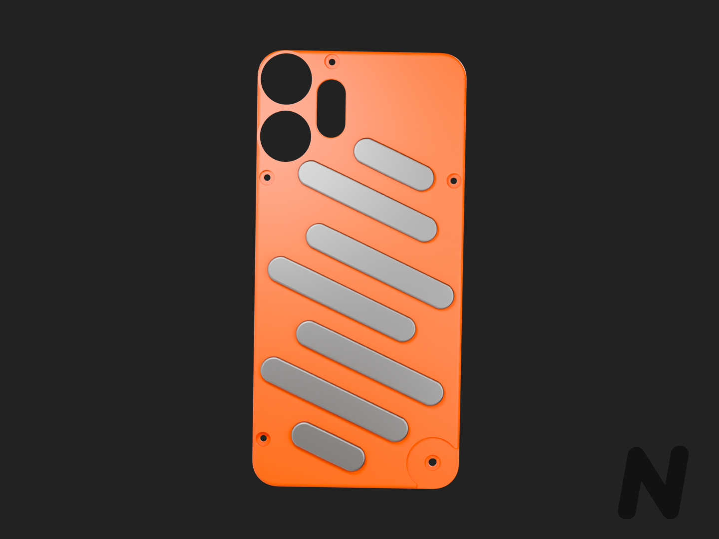 CMF Phone 2 Pro Abstract Grip Cover 3D model thumbnail