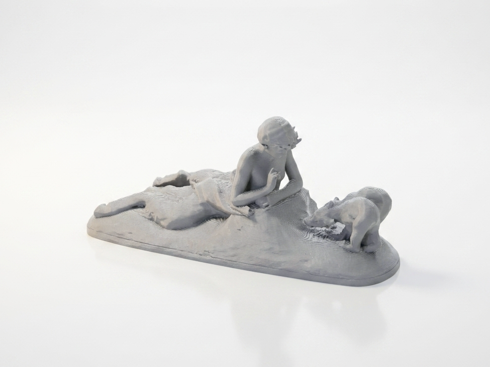 Iron Pan Et Oursons Classical Sculpture 3D Printable