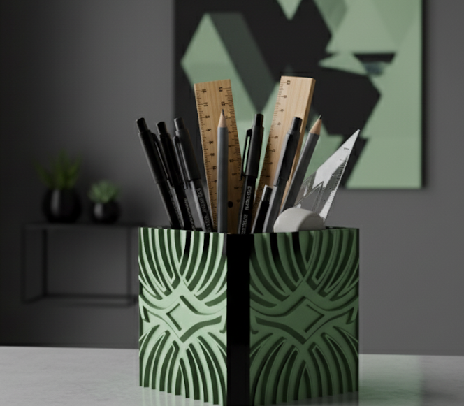PLANT POT -- PEN CUP -- HOME DECOR (VASE MODE)