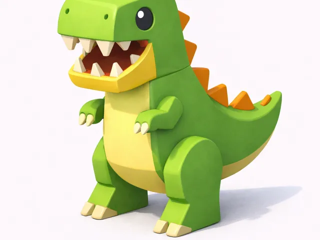 Low Poly Toy Dinosaur