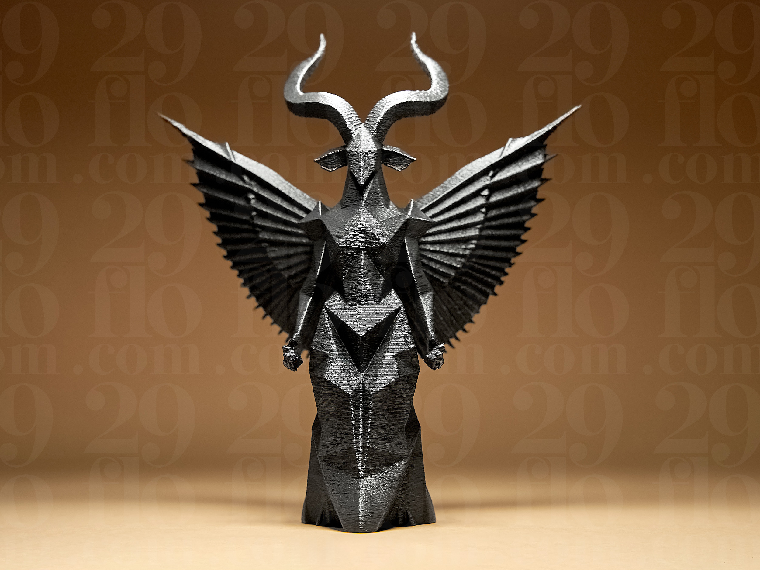 Geometric Daemon Figurine