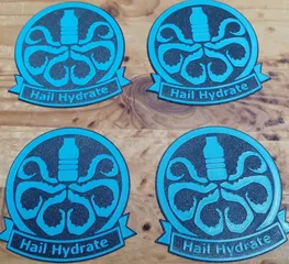 Hail Hydrate Drink Coaster