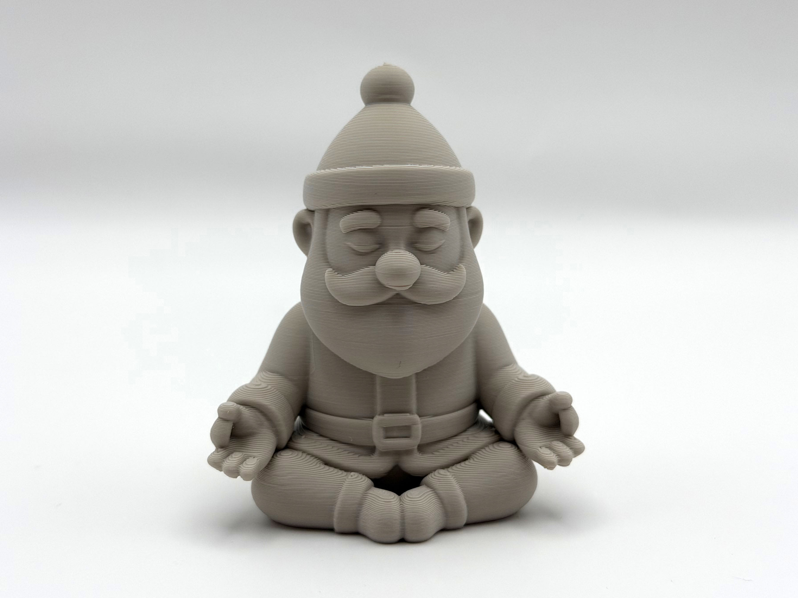 Meditating Santa