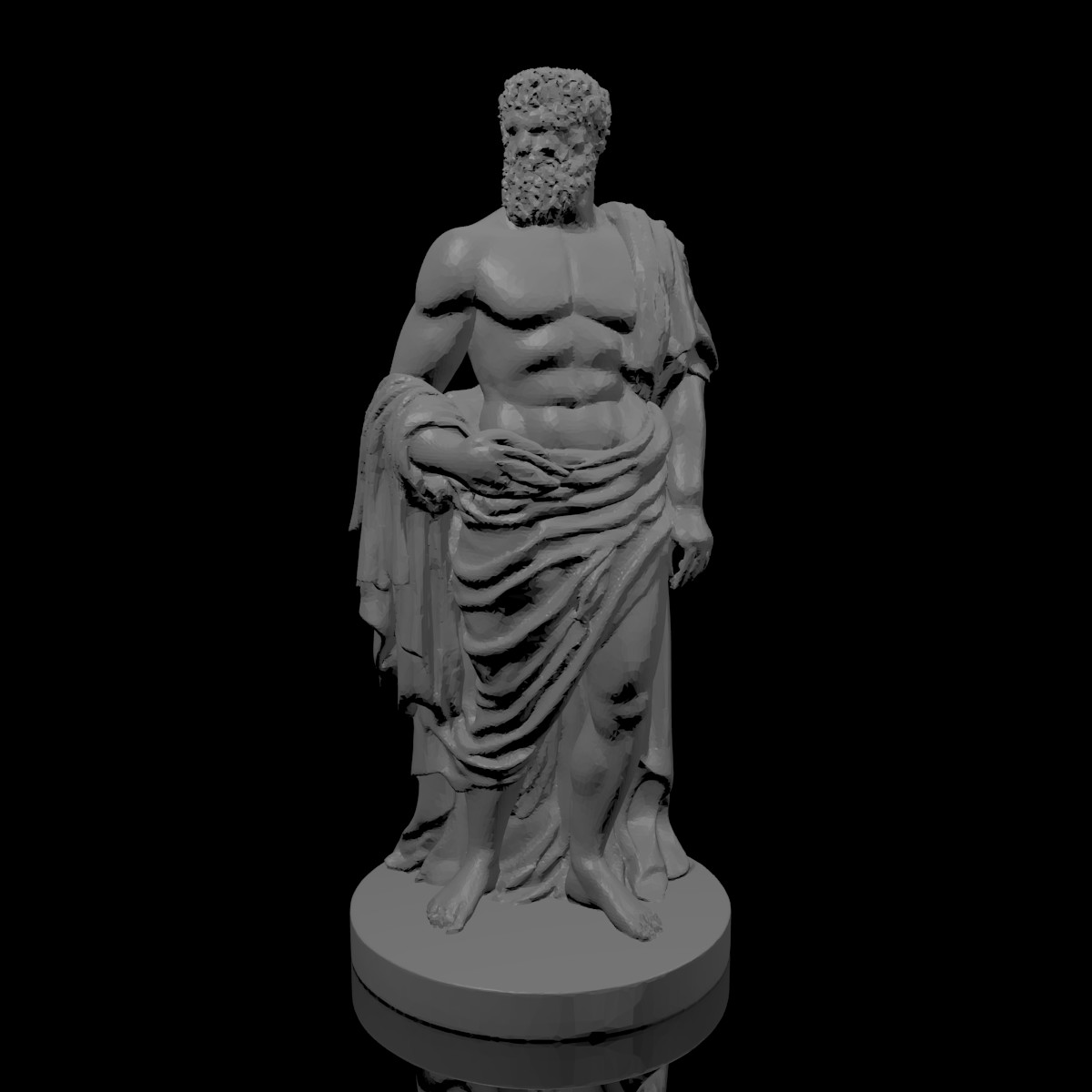 Greek Statue  White Marbel_58