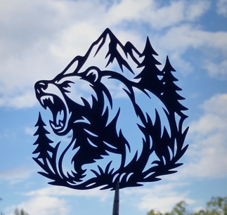 Mountain Bear – 3D Wall Art Model