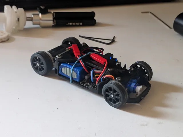 OpenZ v3b chassis, 1:28 3D printed RC car
