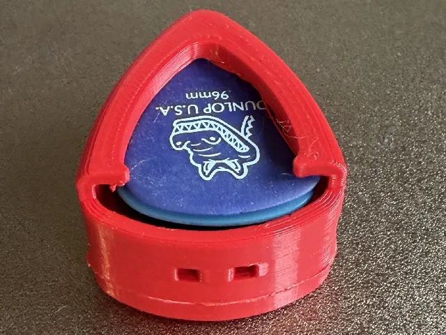 Guitar Pick Holder (+8 Picks) (Pen Spring Mechanism) (Pocket size)