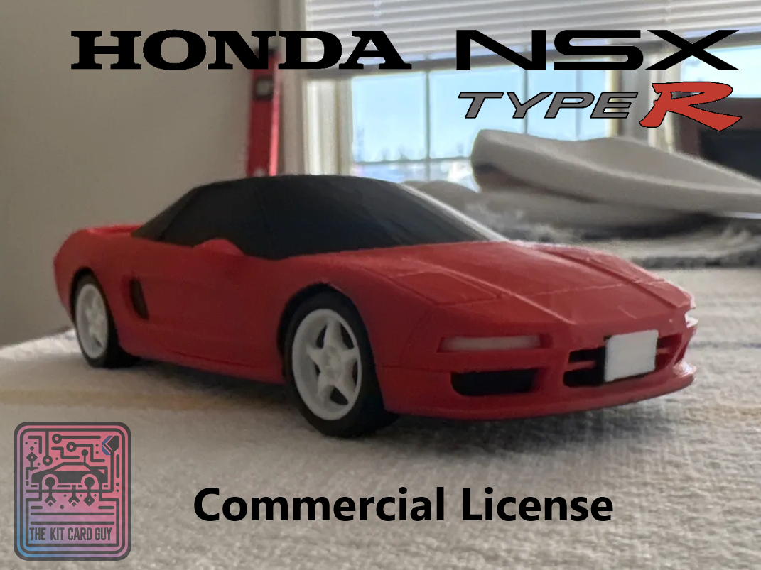 Honda NSX Type R Kit Card - COMMERCIAL LICENSE