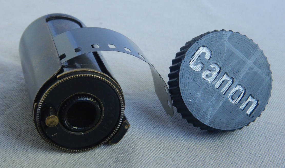 Wickelknopf für Canon wiederladbare Filmpatronen Winding knob reloadable film cartridges canisters