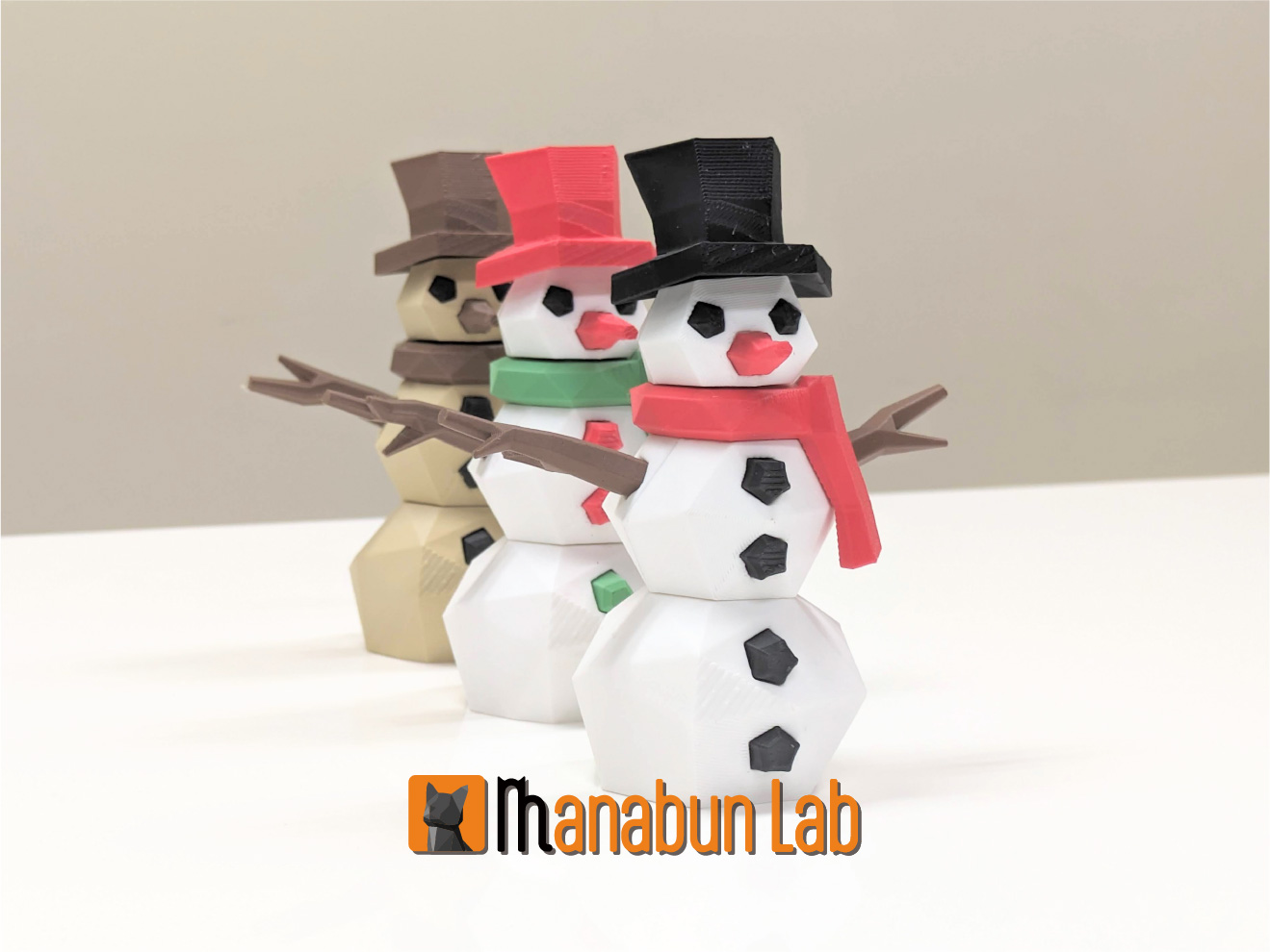 Low Poly Snowman Puzzle — miniatura 4