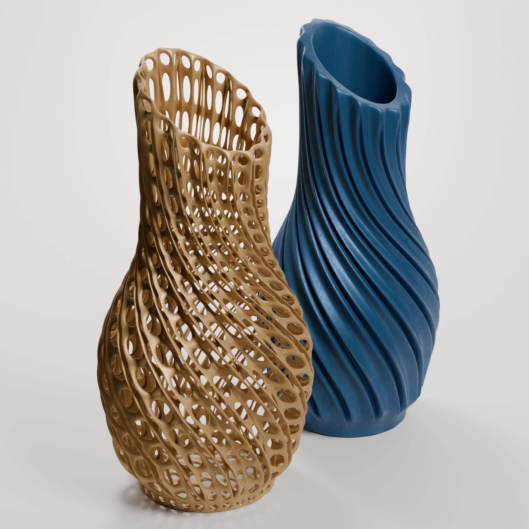 Twisted Tilt Vase