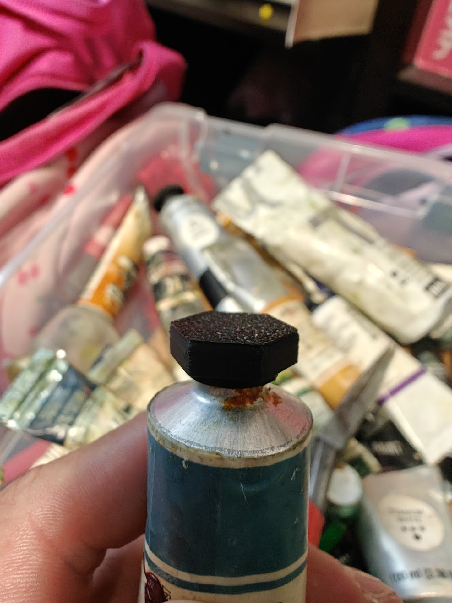 Oil Paint tube cap