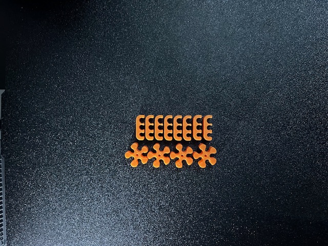 Clip holder for ptfe tube and camera cable. For Anycubic Kobra 3 V2 and ACE Pro