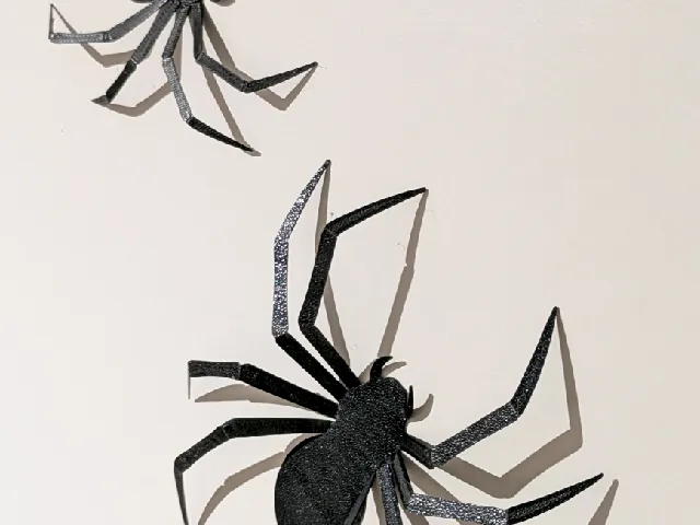 Halloween Spider Wall Decor - moving legs