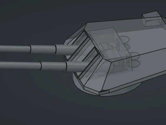 Bismarck Turrets Upgrade