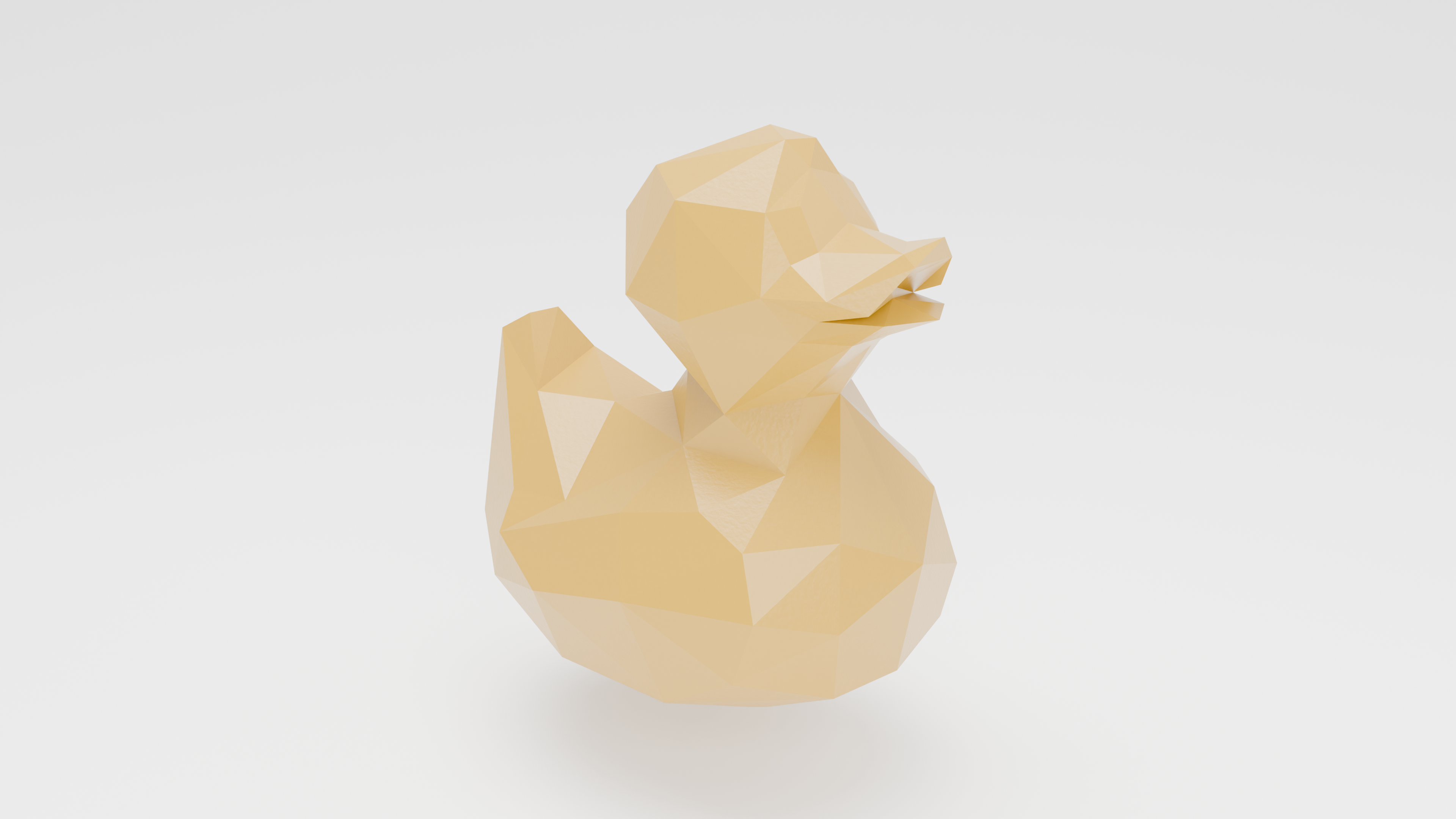 Low Poly Rubber Duck (Remix) 3D model by Dan