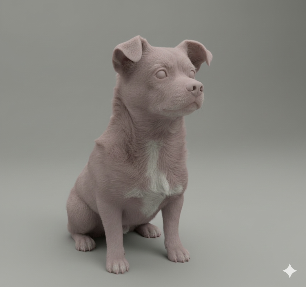 My dog's render