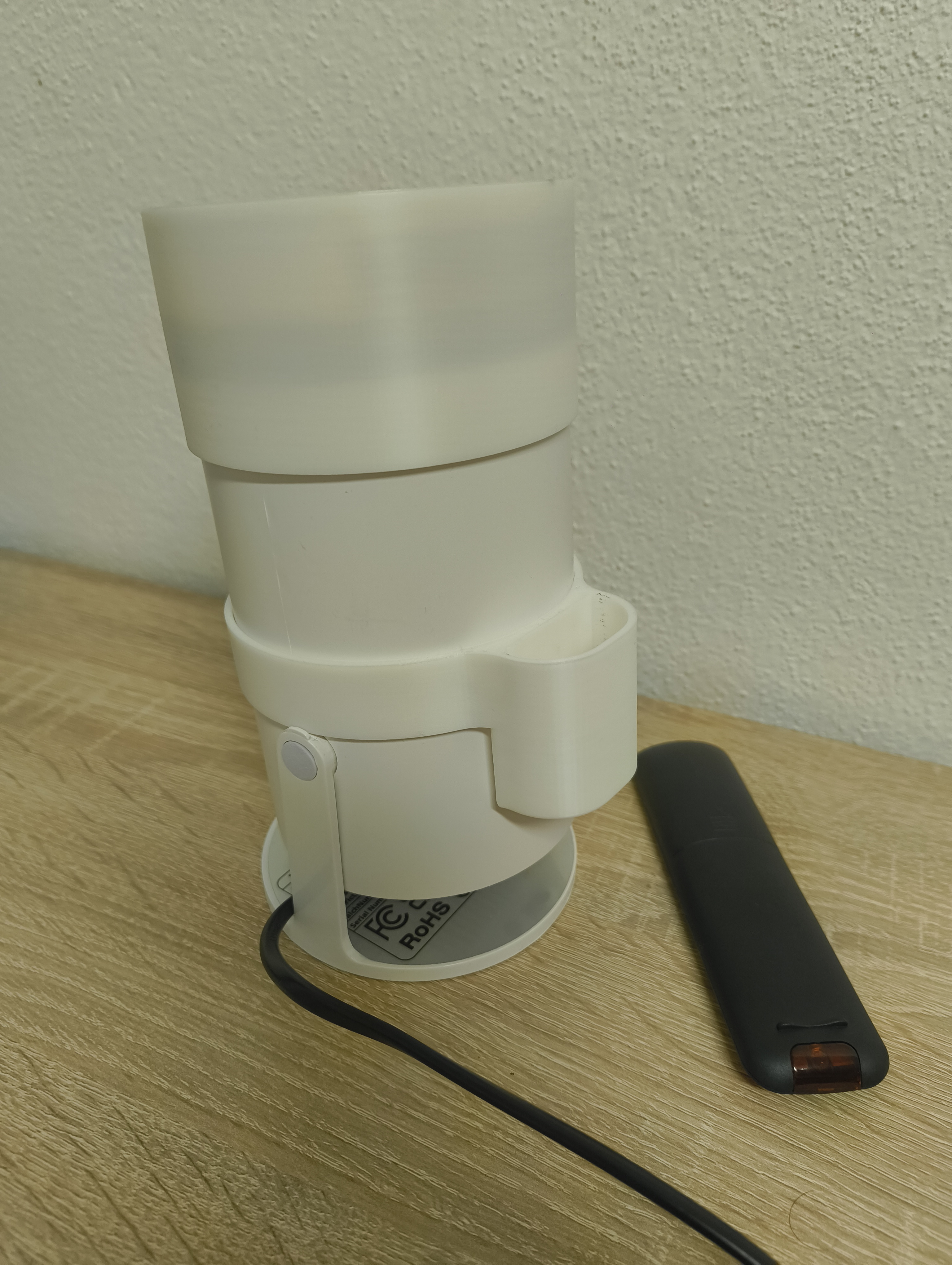 HY300 Pro Projector Upgrade – Remote Holder & Projector Cap (Temu) — miniatura 4