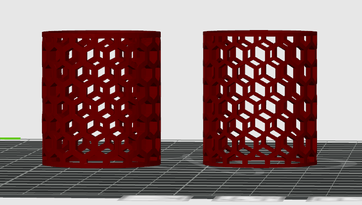Thicker honeycomb emitter