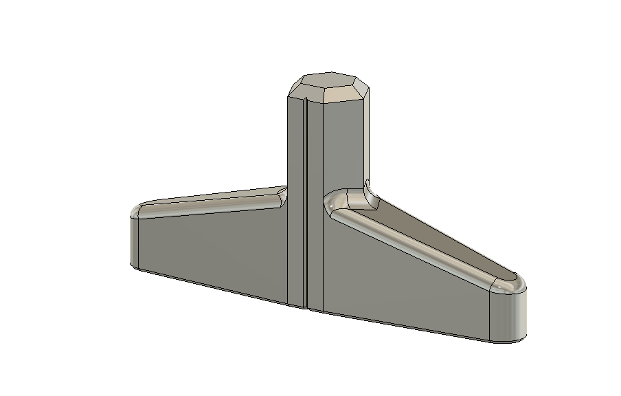 1/4" Short Simple Hex Key