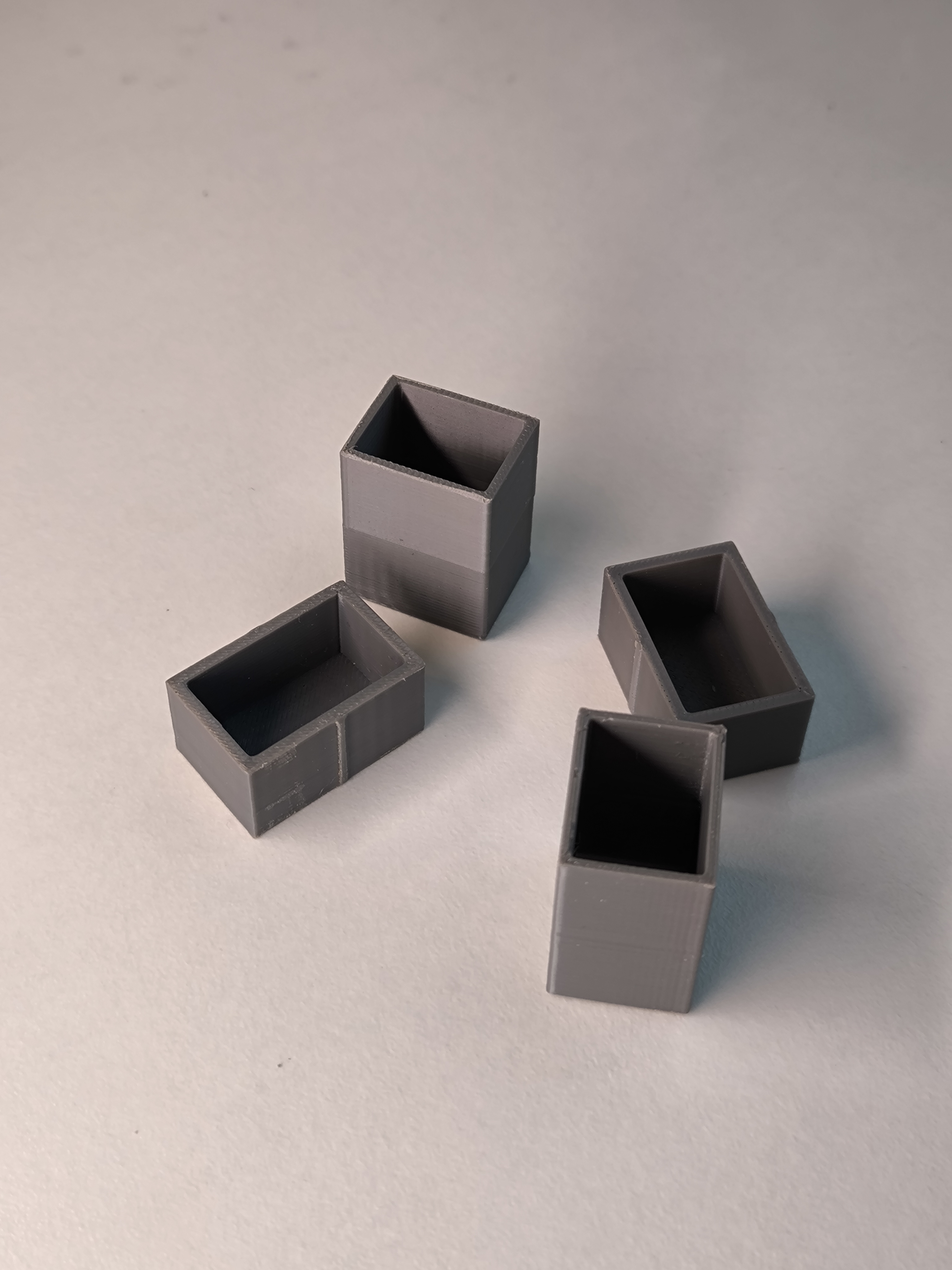 Friction-Fit Storage Box with Internal Stop