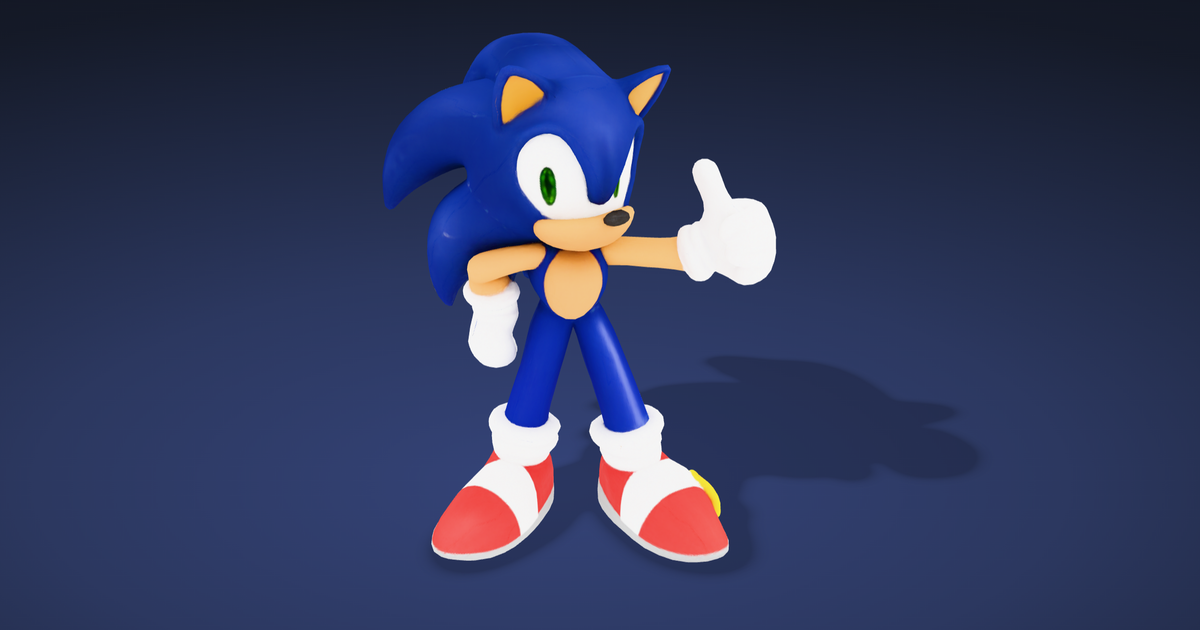 Sonic by Rioseras007 | Download free STL model | Printables.com