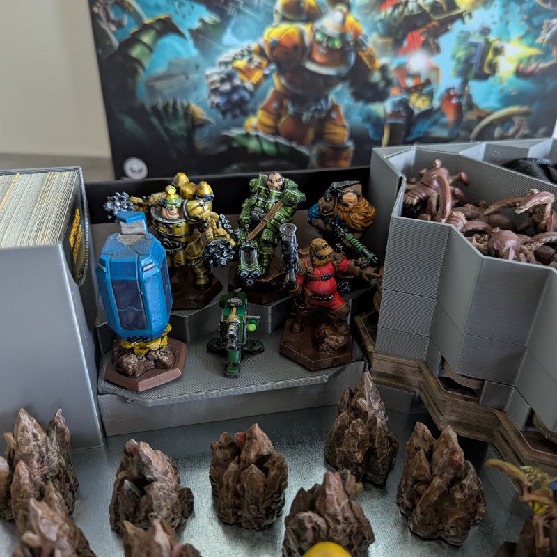 Inlay for ＂Deep Rock Galactic - The Boardgame＂ Standard Edition with ...