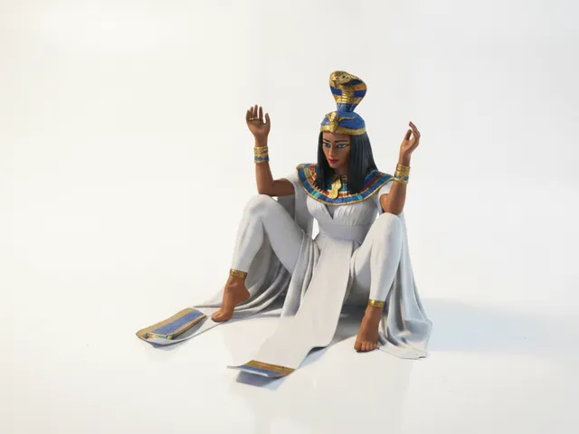 Sat Egyptian Princess Figurine 3D Printable