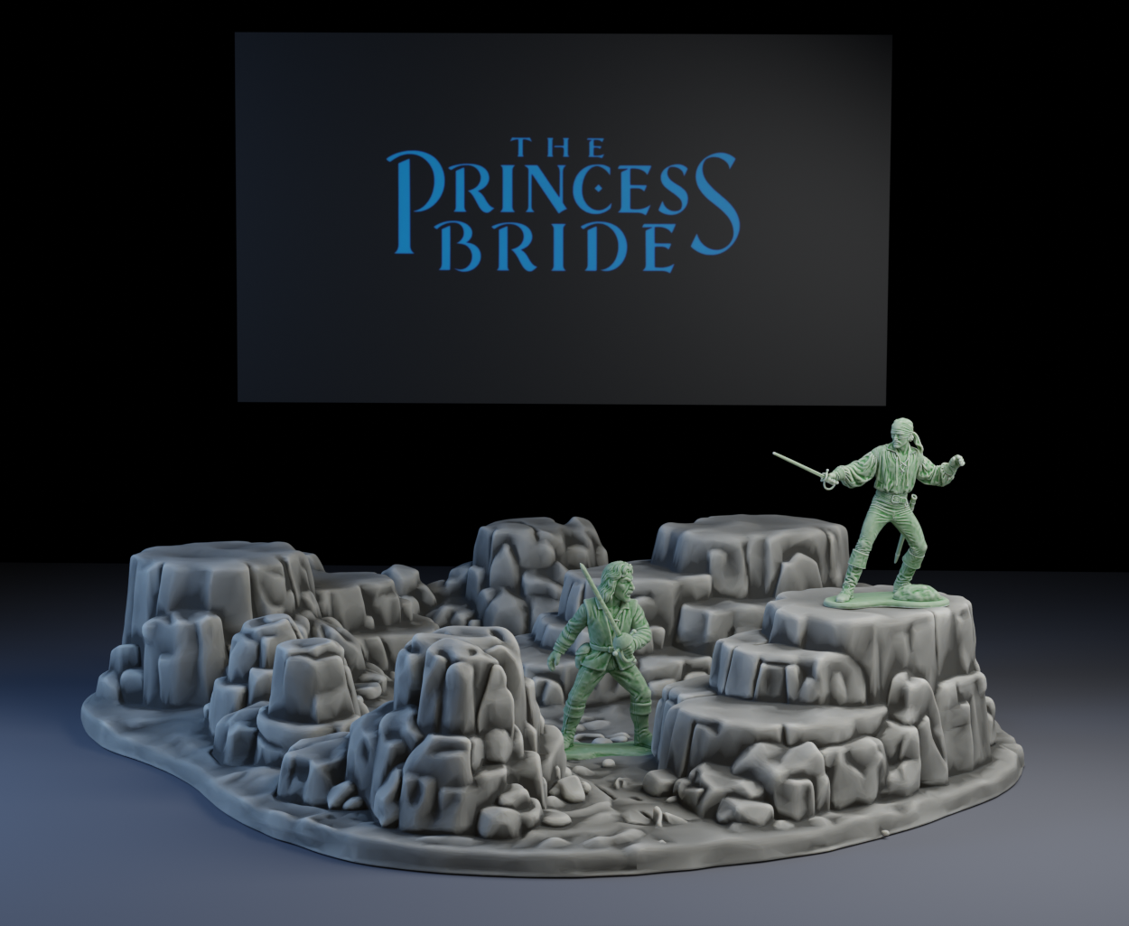Little Green Army : Princess Bride : Rock Terrain