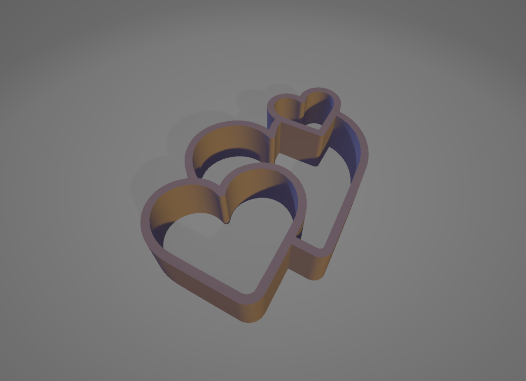 Heart cookie cutter