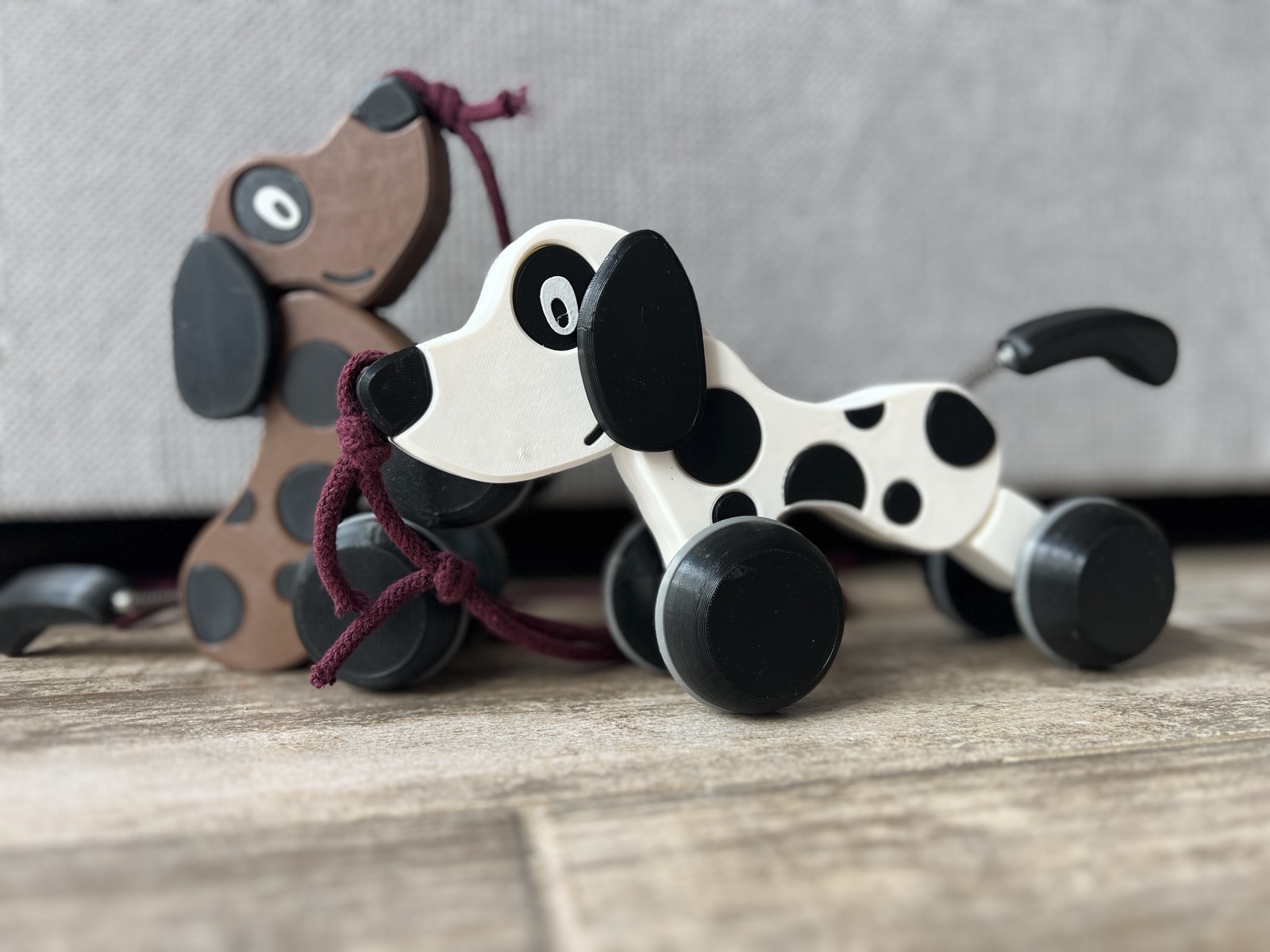 Wiggly Dog Pull Toy for Kids