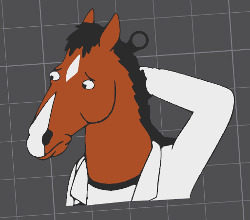 horse bojack fan art